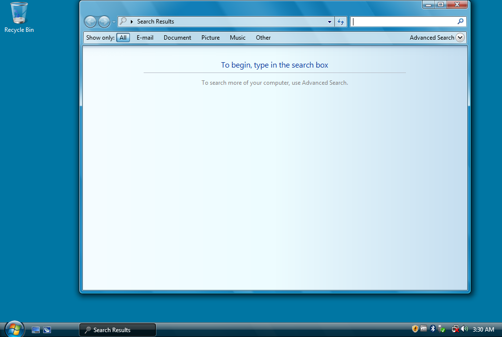 Windows Vista Search