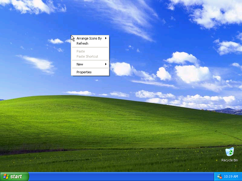 Windows XP Context