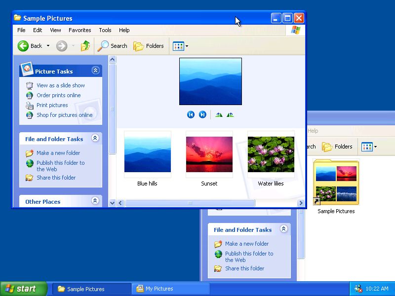 Windows XP Explorer
