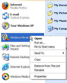 Windows XP Pin