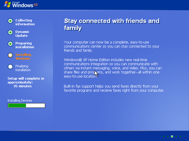 Windows XP Setup