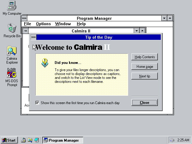 Calmira 3.3 Desktop