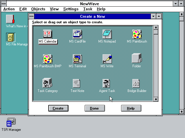 NewWave Objects
