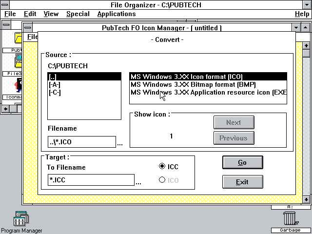 PFO 3.10 Icon Manager
