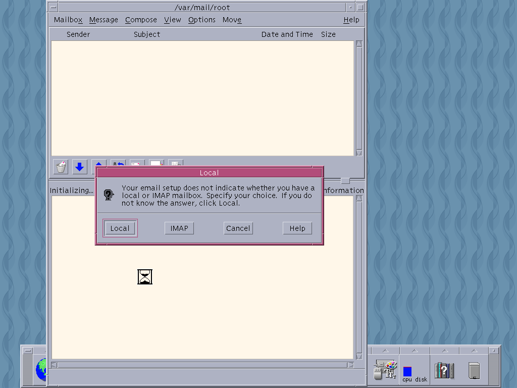 Solaris 10 U8 CDE Mail