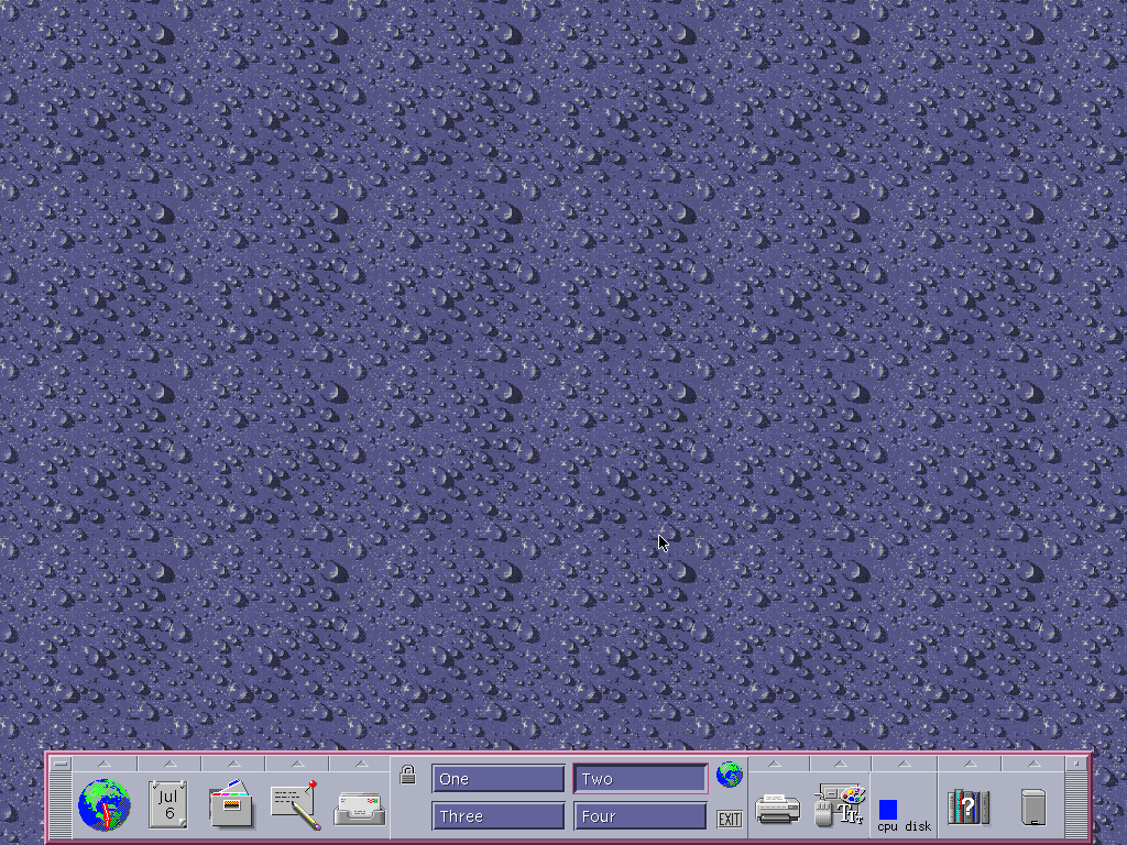 Solaris 10 U8 CDE Multiple Desktops