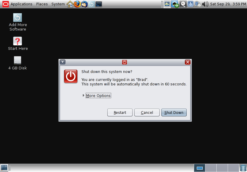 Solaris 11 Shutdown