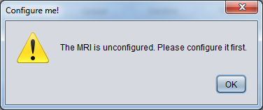 MRI not configured