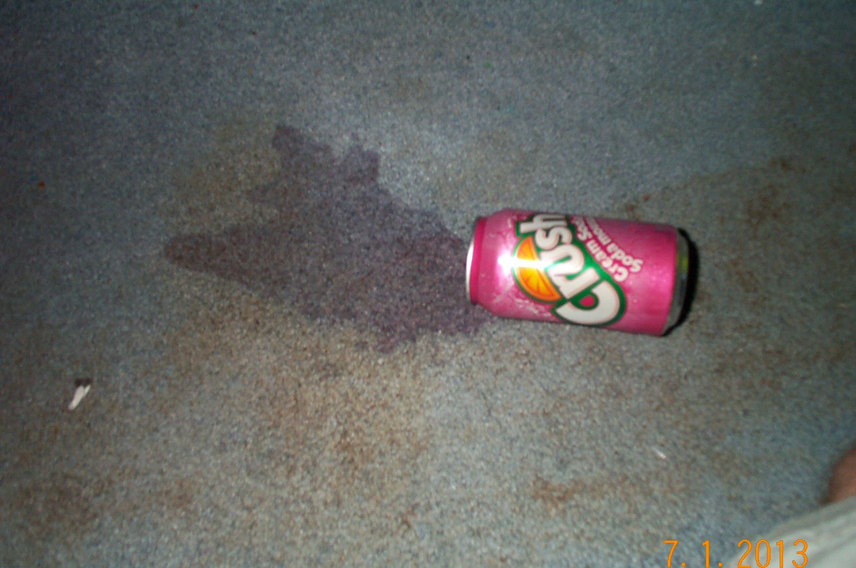 Soda on the floor-Oops