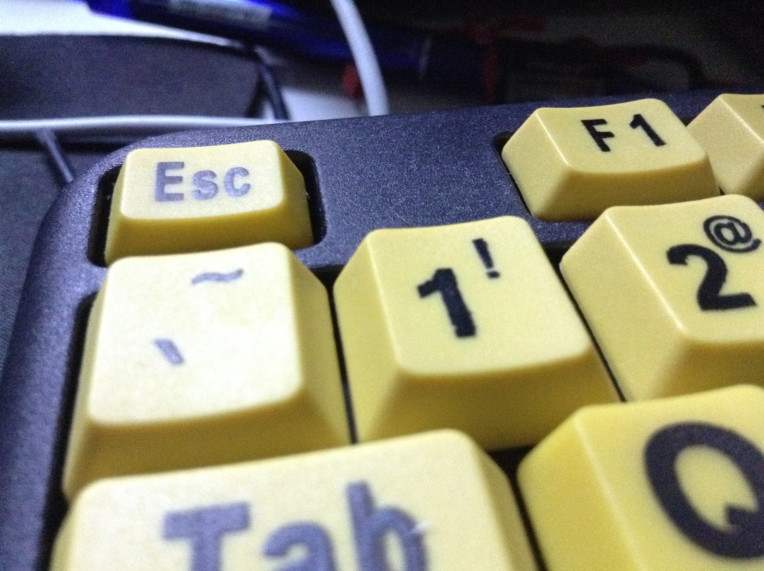 Quality Control? WHAT Quality Control?!? Escape Key